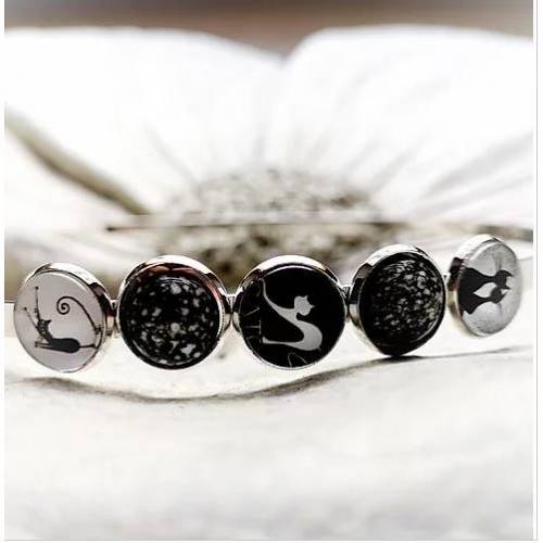 verzierter Haarreif,  Harreif, Haarschmuck, Katzen, Cats, Katze,silberfarben, bronzefarben,