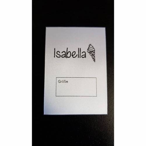 Textiletiketten Eis