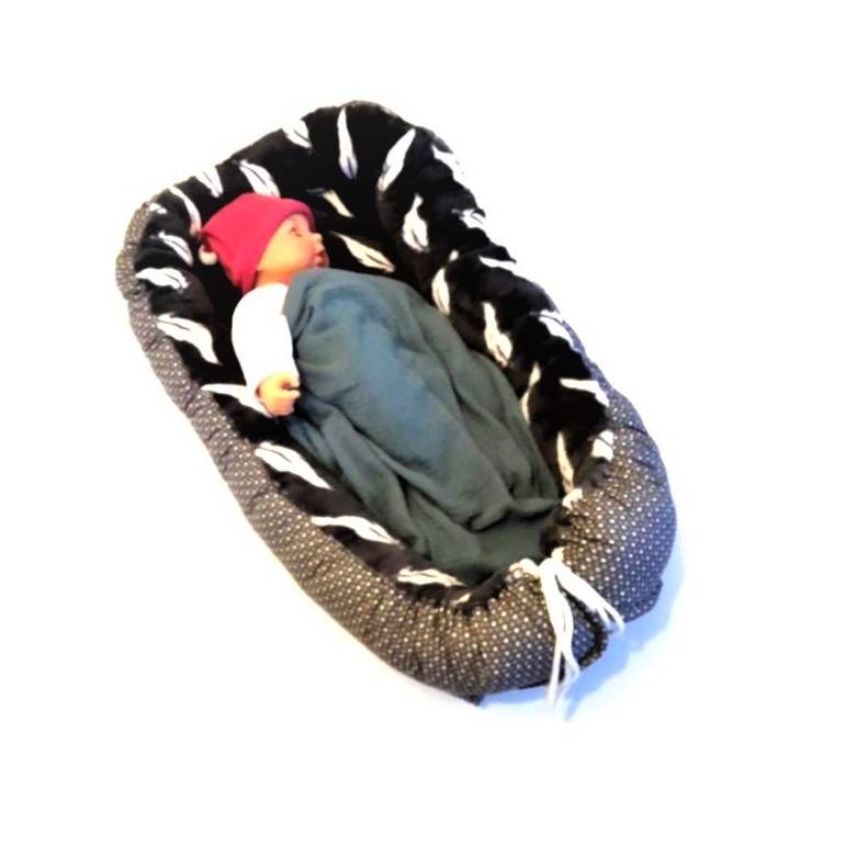 Babynest, Babybettumrandung zum einpucken, Baby Schlafnest, Umrandung fr  Kinderwagen