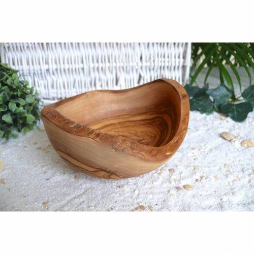Müslischale RUSTIKAL rund Ø ca. 14 cm aus Olivenholz