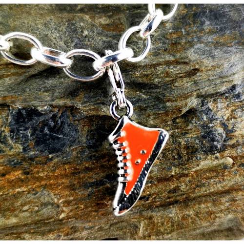 Anhänger,Charm, Schuh, Turnschuh, Bettelarmband, Armband, Kette