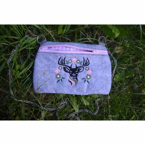 Dirndl Tasche Dirndltasche Wiesntasche Hirsch 