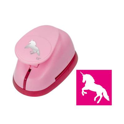 Einhorn Motivstanzer – springendes Einhorn 29 mm – Papierstanzer für Karten Deko Scrapbooking