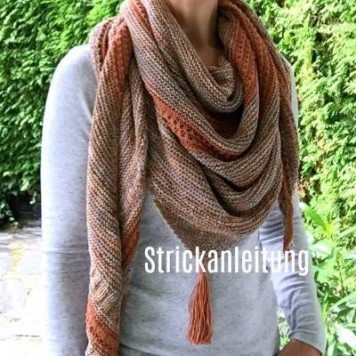 Strickanleitung Lizas Tuch Herbstzeit