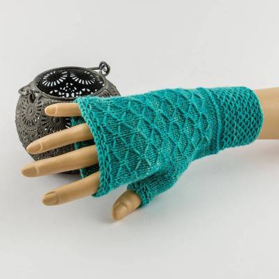 Stulpen mit Daumen, Pulswärmer "Marthe Mitts" (Strickanleitung), Armstulpen stricken