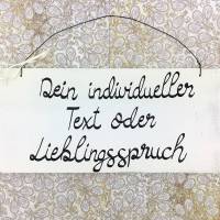 Holzschild Türschild WUNSCHTEXT Vintage selber gestalten Dekoration Spruch personalisiert handgemacht individuell Deko Geschenk Haustür