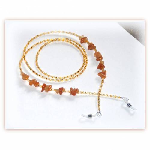 Brillenkette mit Aventurin, Brillenband