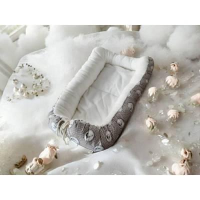 Babynest, Babybettumrandung zum einpucken, Baby Schlafnest, Umrandung für Kinderwagen 