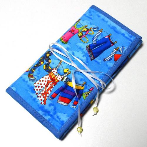 Schmucktasche in blau