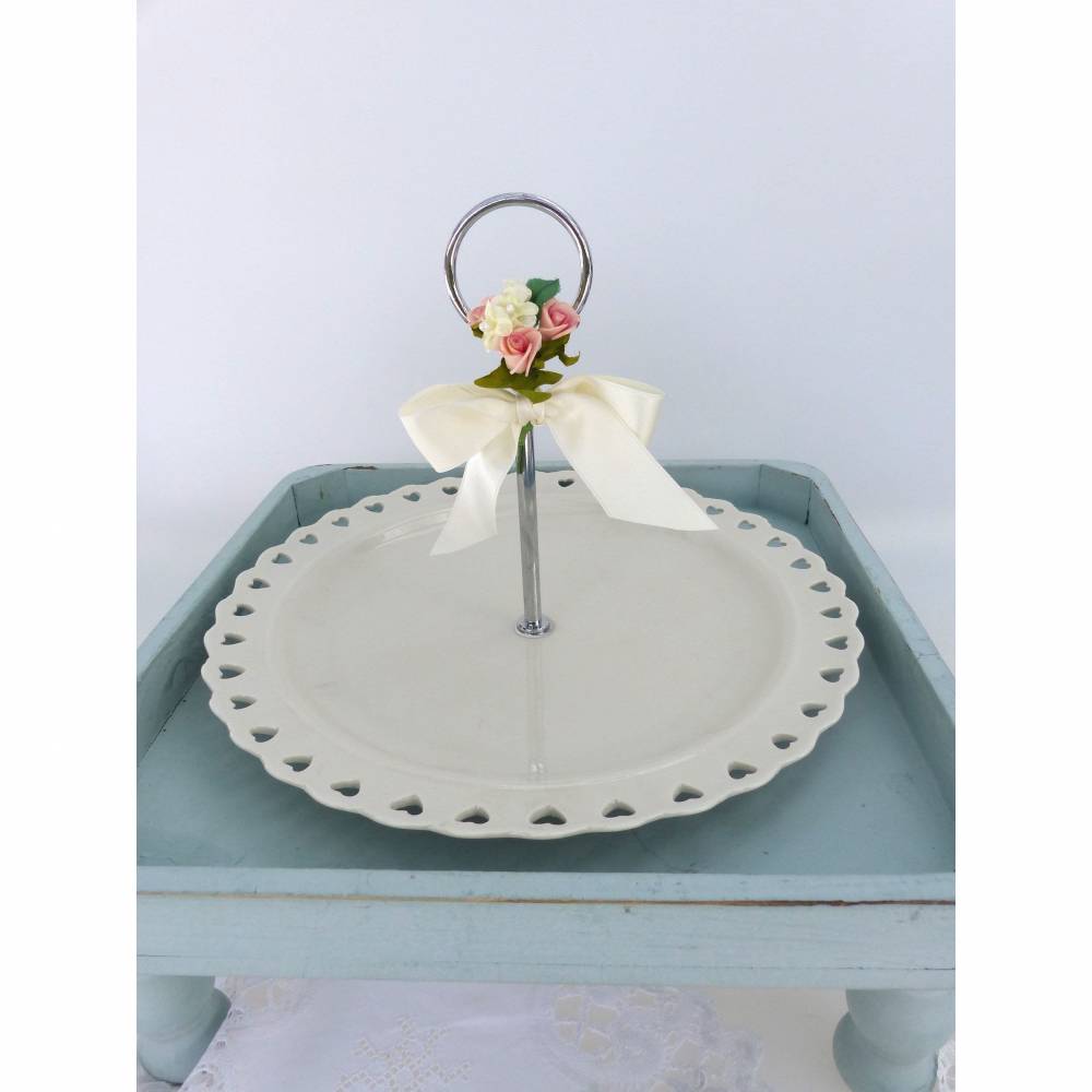 Hochzeit-Tischdeko, Etagere, Servierteller Bild 6
