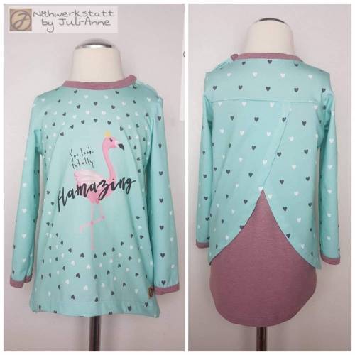 Raffiniertes Shirt für Mädchen #YoulookFlamazing #Flamingo Gr. 104