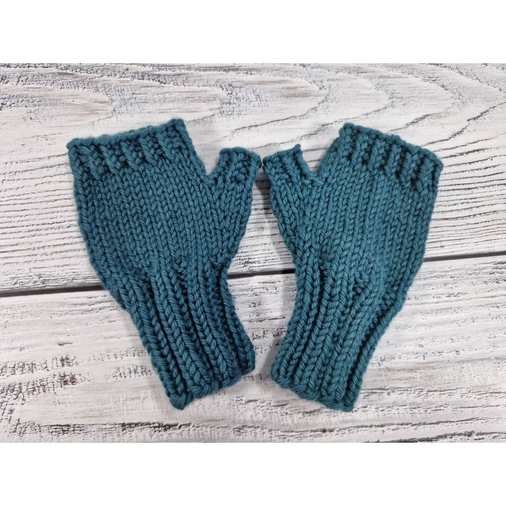 Handschuhe fingerlos fr kleine Kinder, viele Farben, handgestrickte  kologische Accessoires