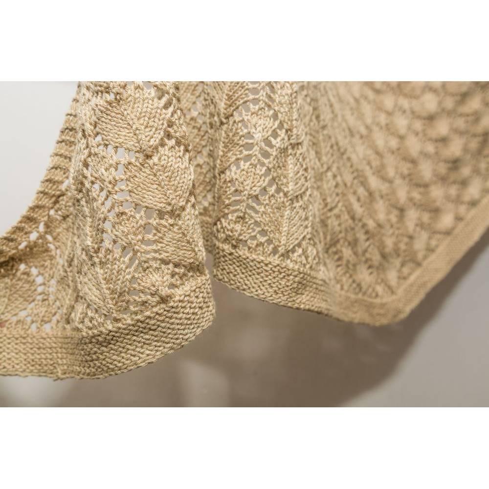 Strickanleitung Leah Set (Mütze, Tuch, Stulpen) mit schönem Lochmuster - Sparset Bild 5