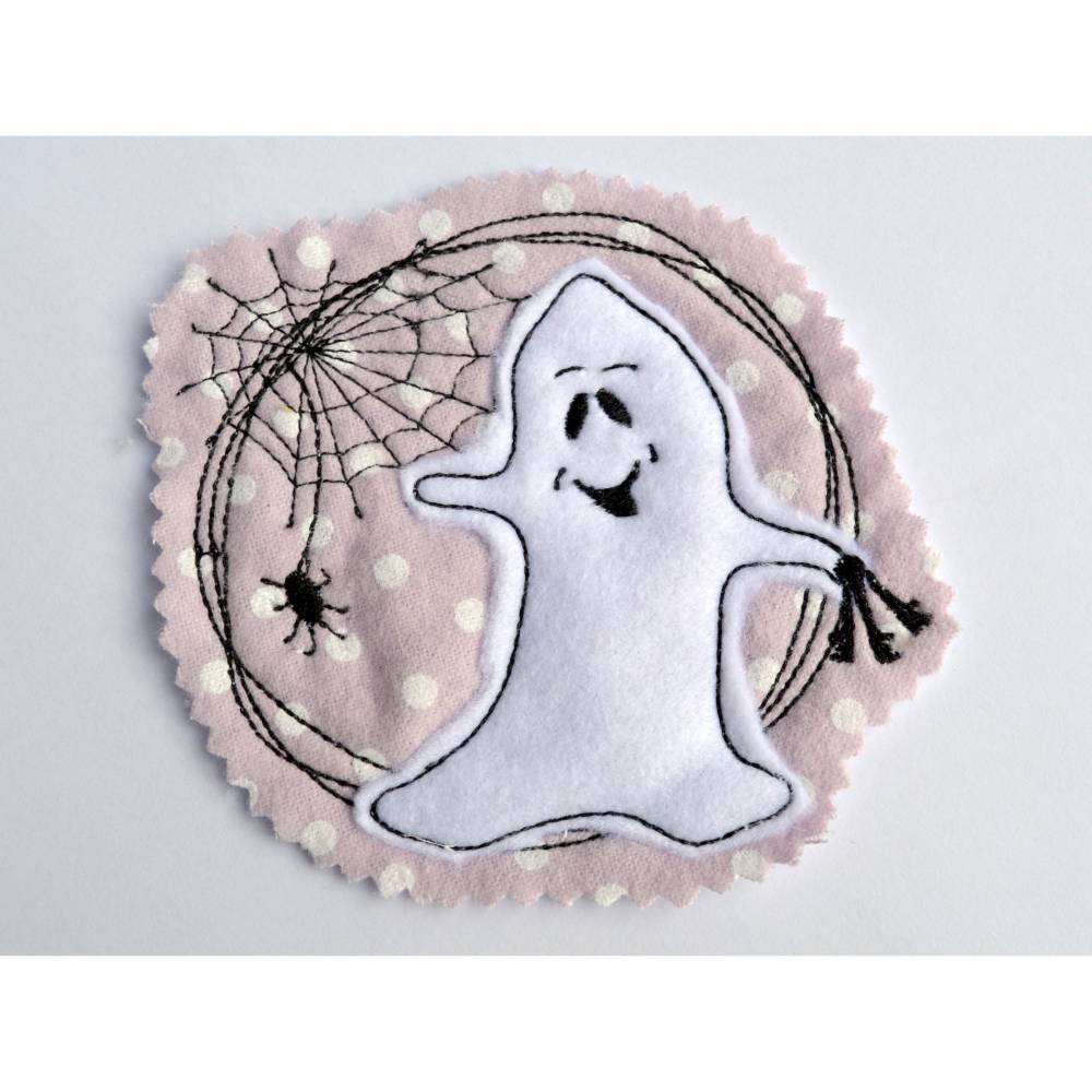 Stickdatei Gespenst zu Halloween 13x13cm Bild 1