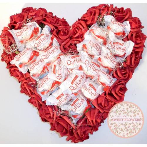 Raffaello Pralinen Rosen Herz - Geschenk Schokolade Geschenk Schokolade Geburtstag