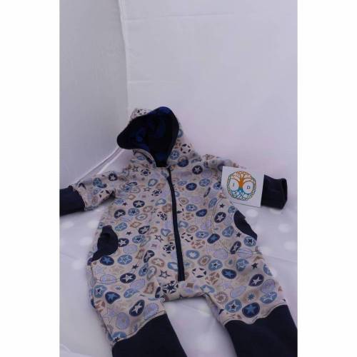 Übergangs Jolly Jumper aus Jersey mit Sternen Größe 56-62