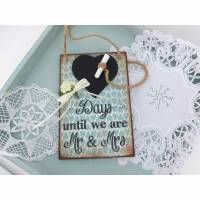 Tafel, Verlobung-Geschenk VOR der Hochzeit für´s Brautpaar