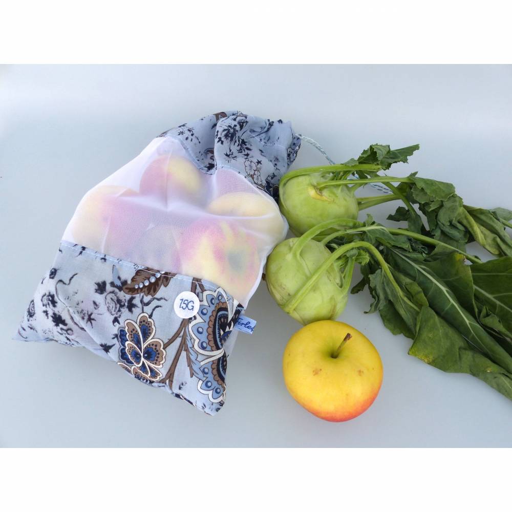 Obstbeutel, leichter Gemüsebeutel, Einkaufsnetz Bild 1