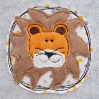 Stickdatei Löwe Löwenkopf doodle 13x13cm 2er SET