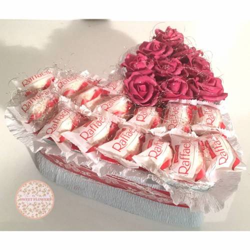 Raffaello Pralinen Herz - Geschenk Schokolade Geschenk Schokolade Geburtstag