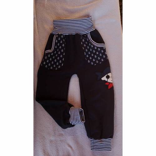 Babyhose / Kinder Pumphose / Sweathose in den Gr 50/56 bis 122 aus Sweat
