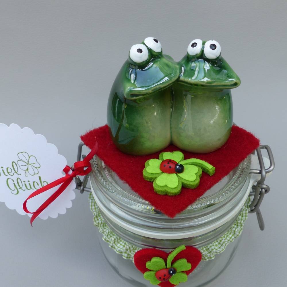 Geldgeschenk zur Hochzeit | Geburtstag, Glück und Kröten, mit Kröten-Paar, Geld | Gutschein | Geschenk Bild 2