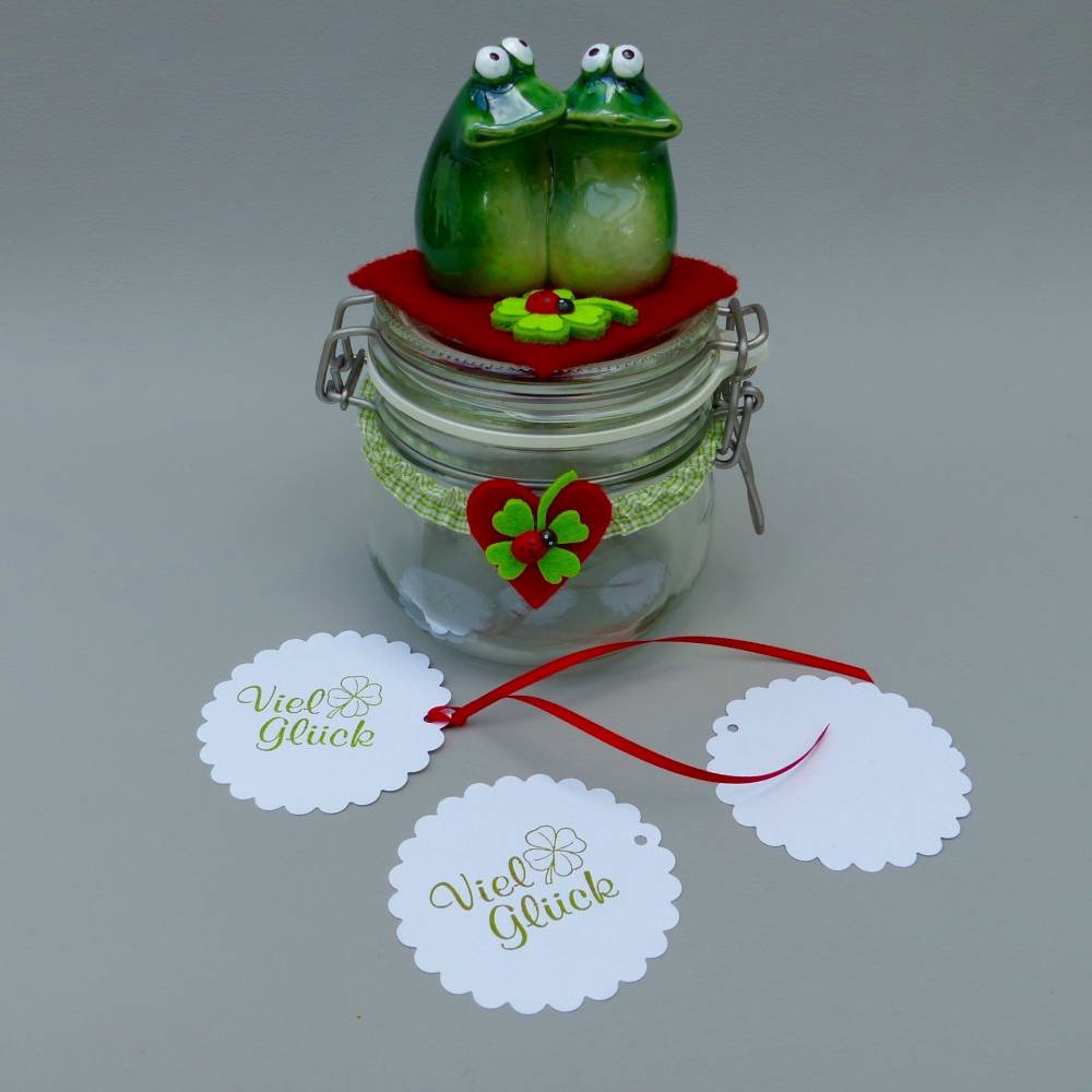 Geldgeschenk zur Hochzeit | Geburtstag, Glück und Kröten, mit Kröten-Paar, Geld | Gutschein | Geschenk Bild 5