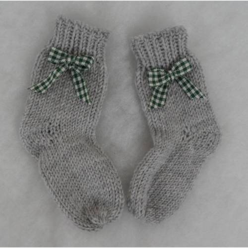 Trachtensocken  Babysocken mit Schleife