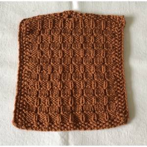 Waschlappen Braun, Babywaschlappen, Spüllappen gestrickt, Topflappen