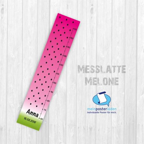 Messlatte: Melone - optional selbstklebend