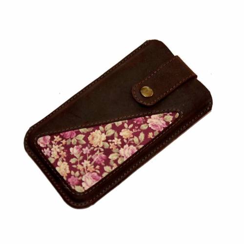 Smartphonetasche Fettleder & Rosen