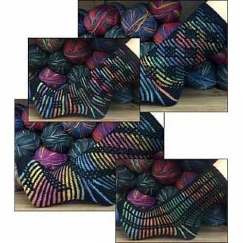 Mappe *Socks LeftOver* - 6 Strickanleitungen & 6 zusätzliche Muster für zweifarbige kreative Socken