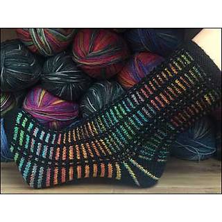 Mappe *Socks LeftOver* - 6 Strickanleitungen & 6 zusätzliche Muster für zweifarbige kreative Socken Bild 7