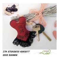 ITH Stickdatei Korsett 10x10
