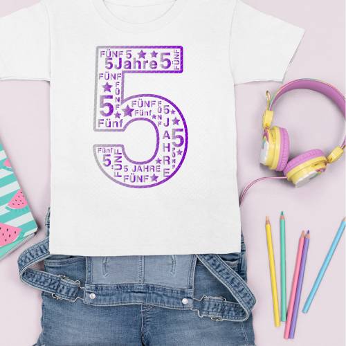 Plotterdatei Geburtstag Klassik, Serie 5