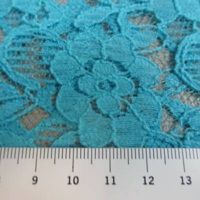 Spitze , Spitzenstoff  Lace - helltürkis (1m/8,-€)