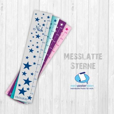 Messlatte: Sterne - optional selbstklebend