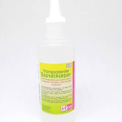 Bastelkleber transparent Flüssigkleber Klebstoff zum Basteln