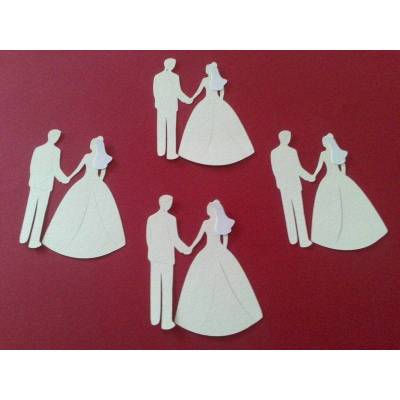 Hochzeitspaar - Stanzteile - Scrapbooking