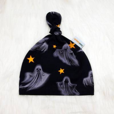 Baby Jungen Mädchen Unisex Halloween Mütze Knotenmütze Zipfelmütze "Gespenst"