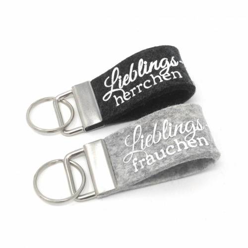 Lieblingsfrauchen Lieblingsherrchen Geschenk Schlüsselanhänger