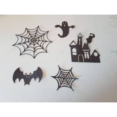 Halloween Set - 5 Teile - Stanzteile