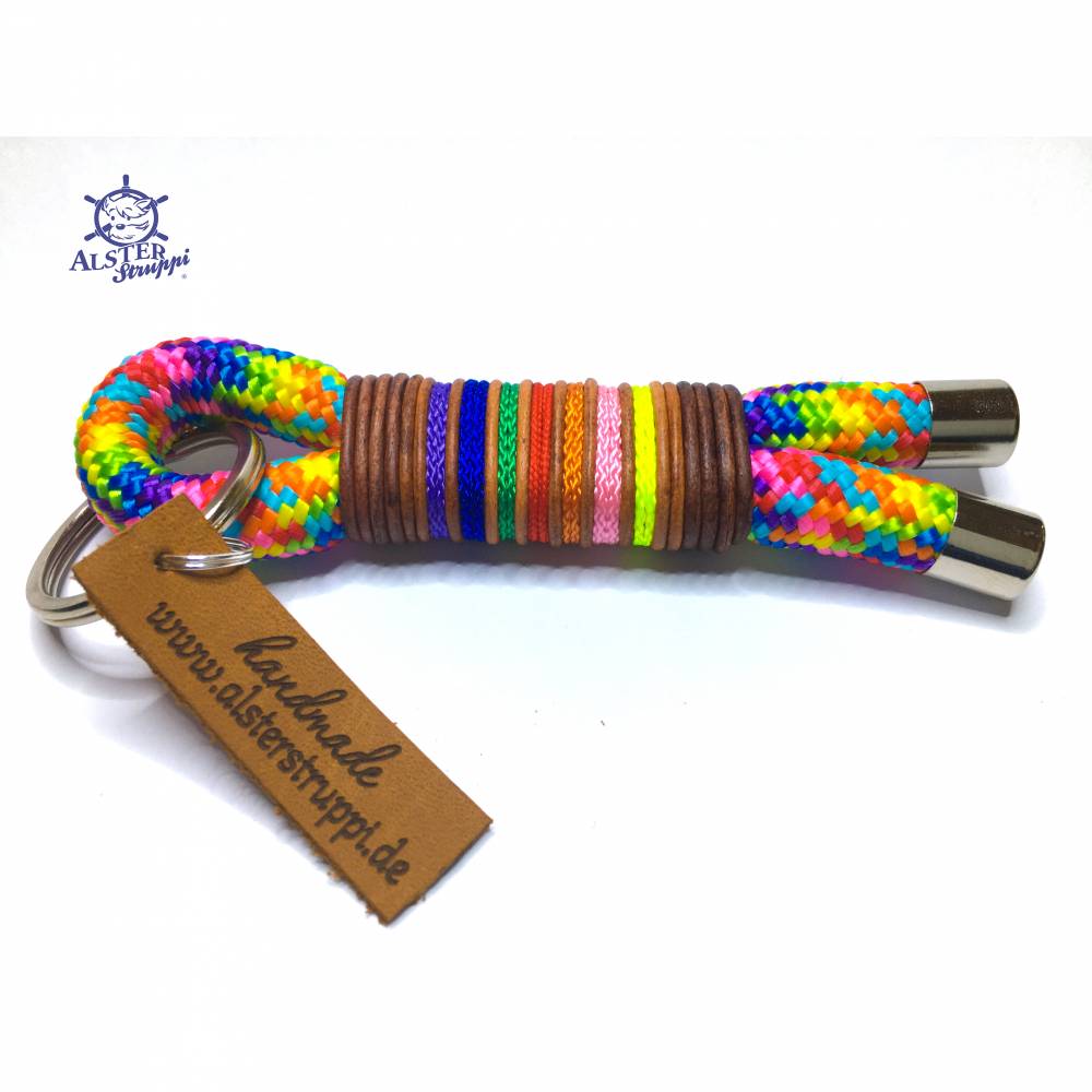 Schlüsselanhänger maritim regenbogen AlsterStruppi Bild 1