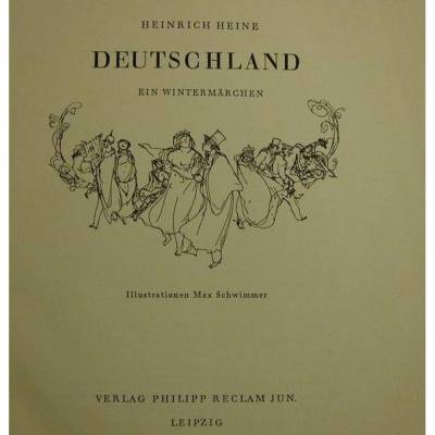 Deutschland ein Wintermärchen von Heinrich Heine – Reclam Leipzig 1960 mit Illustrationen