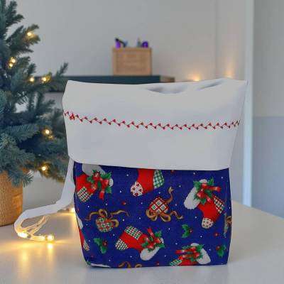 Nikolaussäckchen, Stoffsäckchen, Geschenkeverpackung
