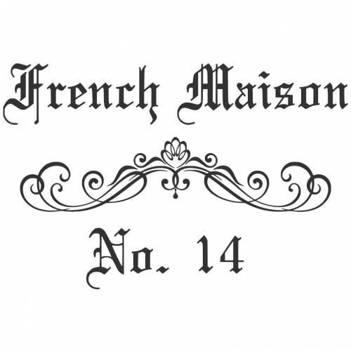 Wandtattoo - Möbeltattoo - Vinyl - Vintage - "French Maison" - 6127