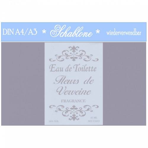 Schablone - A4 - A3 - wiederverwendbar - Vintage - Shabby - Nostalgie - 7192