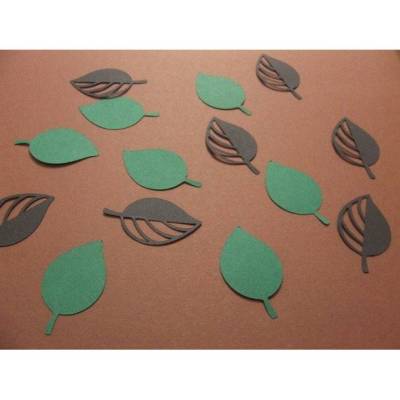 tolle Blätter - Stanzteile - Scrapbooking