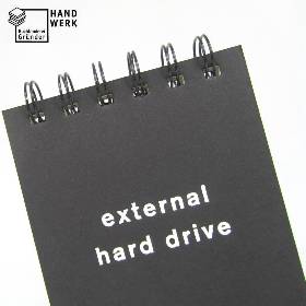 Notizblock, external hard drive, Notepad, schwarz weiß