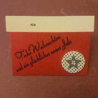 Gutscheinverpackung - Weihnachten